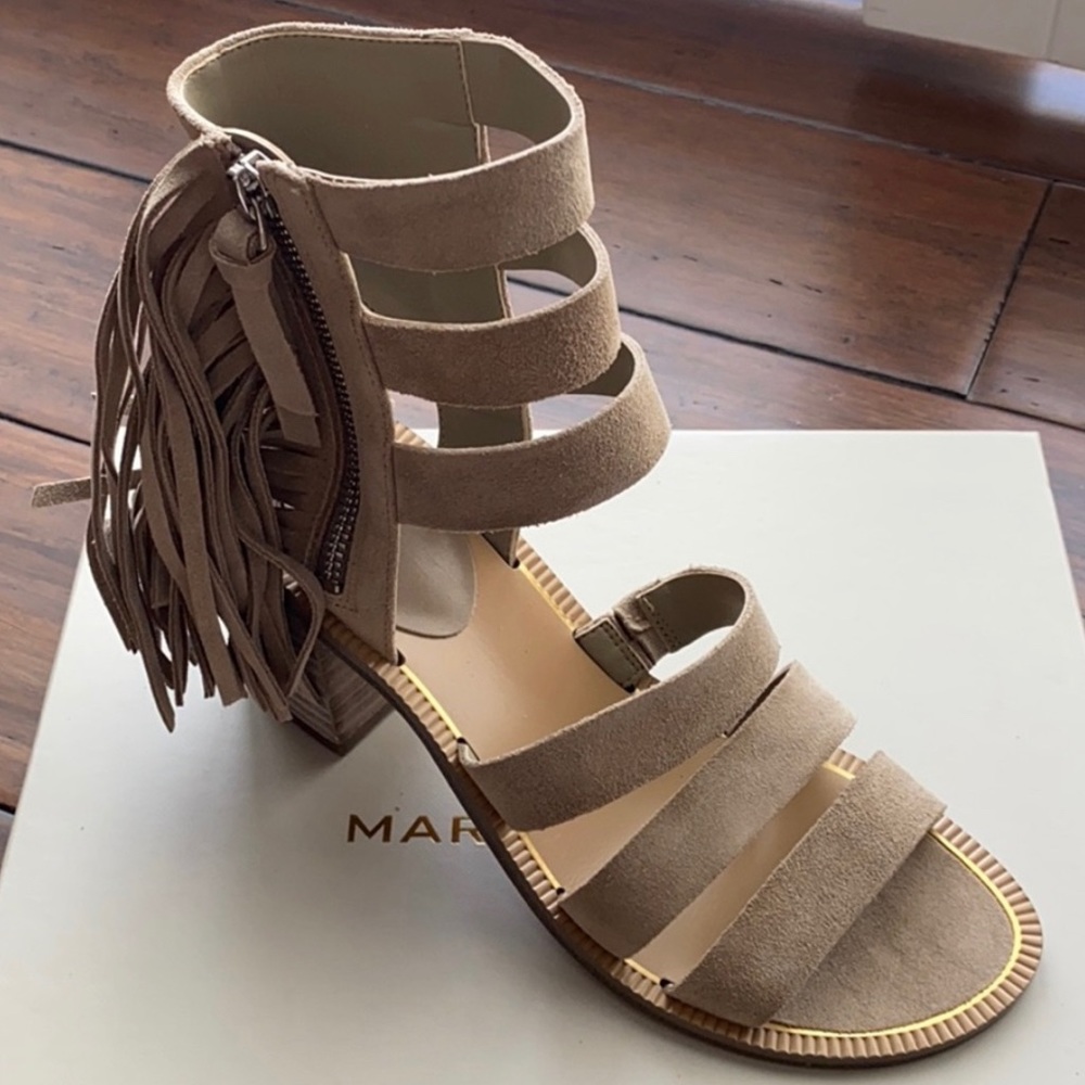 Marc Fisher Fringed Sandal